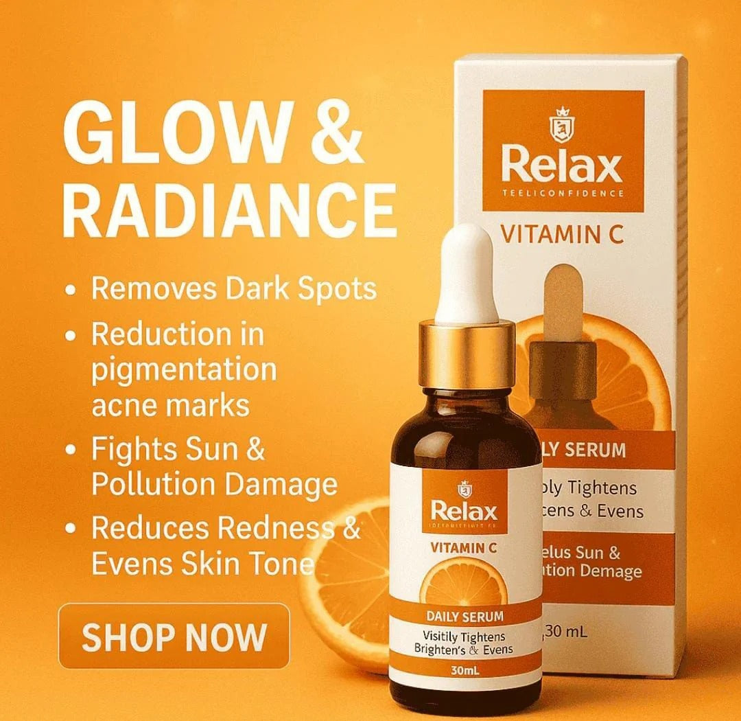 Relax Vitamin C Daily Face Serum – Brightening, Anti-Aging & Hydrating