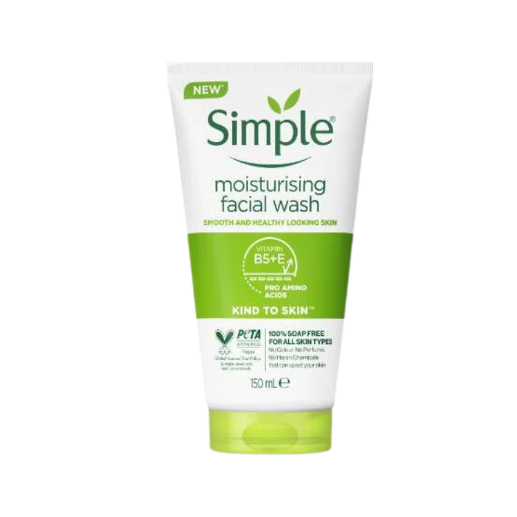 Simple Age Resistance Facial Wash – Hydrating Face Cleanser for Soft, Smooth & Fresh Skin