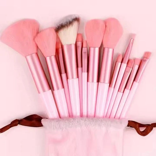 13 Pieces Soft Fluffy Makeup Brush Set