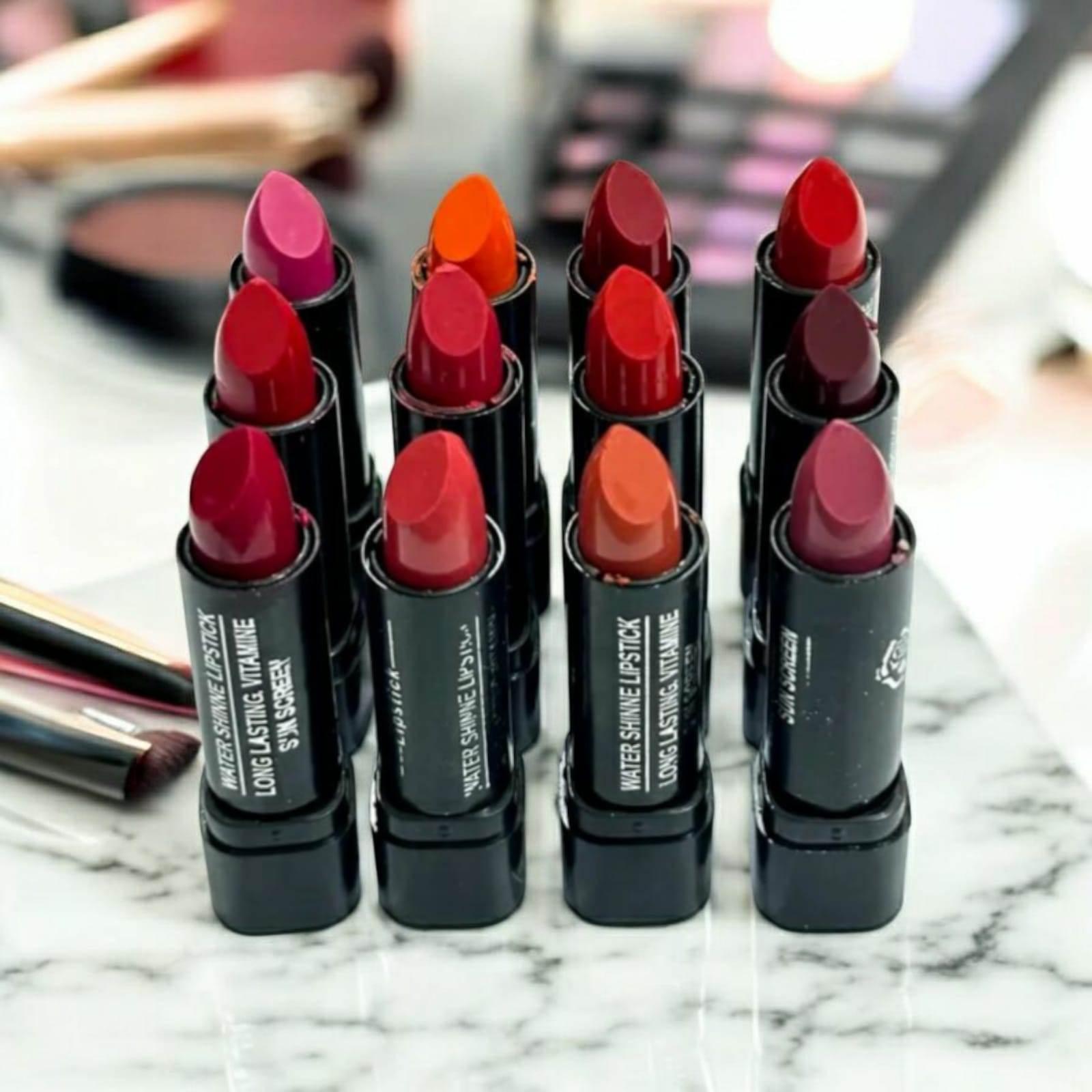 12 Pcs High Pigmented Matte Lipstick Set,  For Bold And Beautiful Looks