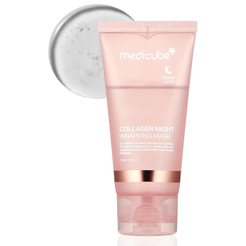 Medicube Collagen Overnight Wrapping Peel Off Facial Mask Pack 75ml Made In Korea
