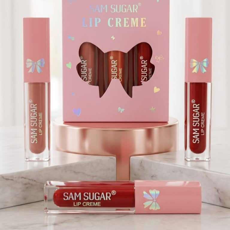 Sam Sugar Matte Liquid Lipsticks Pack Of 4 Long Lasting Multi Shades