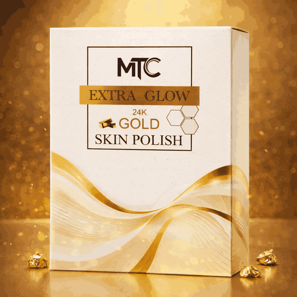 MTC International Extra Glow 24K Gold Skin Polish Kit Made in France