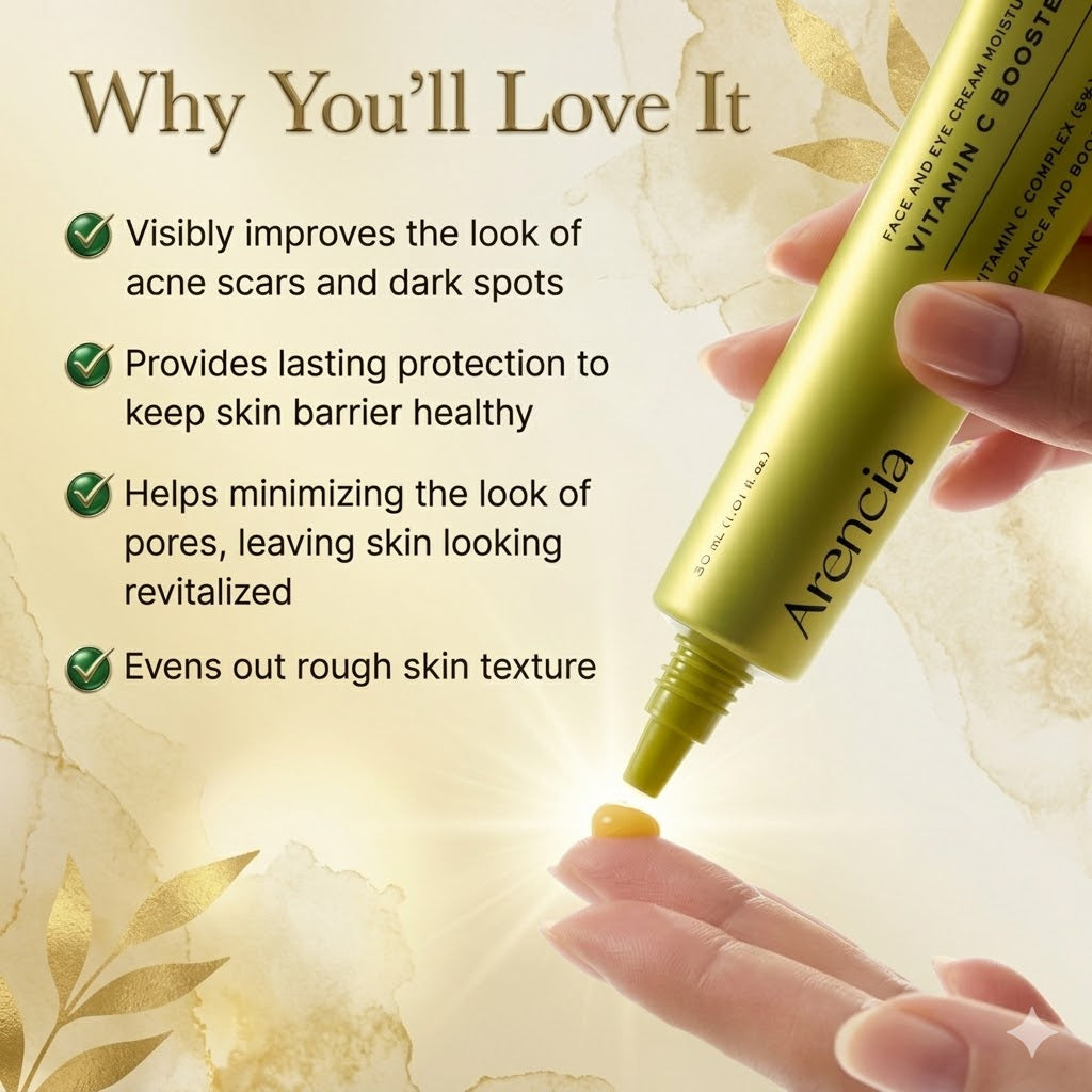 Arencia Vitamin C Booster Shot | Brightening & Skin Radiance Serum (30ml)