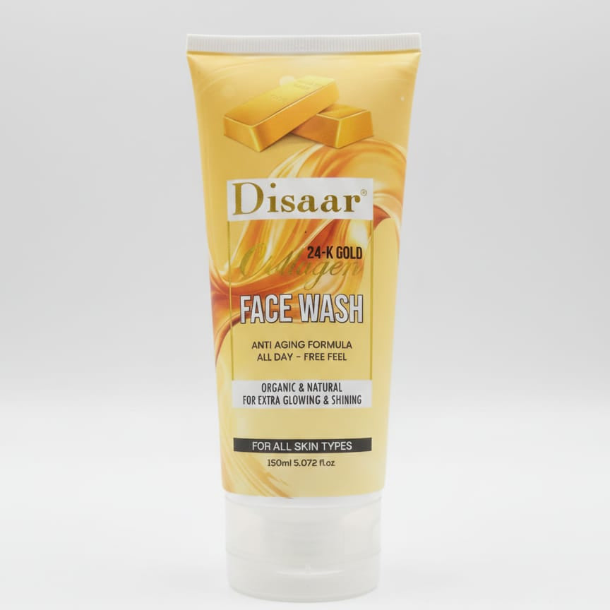 Disaar 24K Gold Face Wash Liquid For All Skin Types 150Ml A