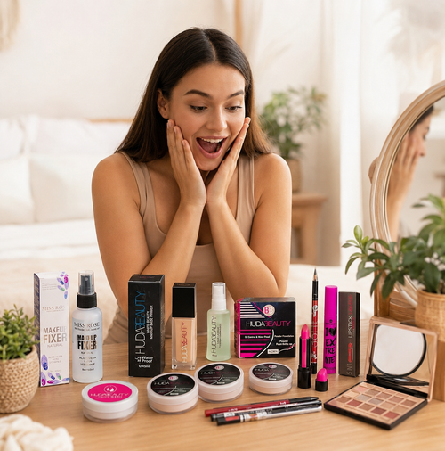12 in 1 Makeup Deal Make-up Fixer +5 in 1 Lipstick + Eyeliner and many more