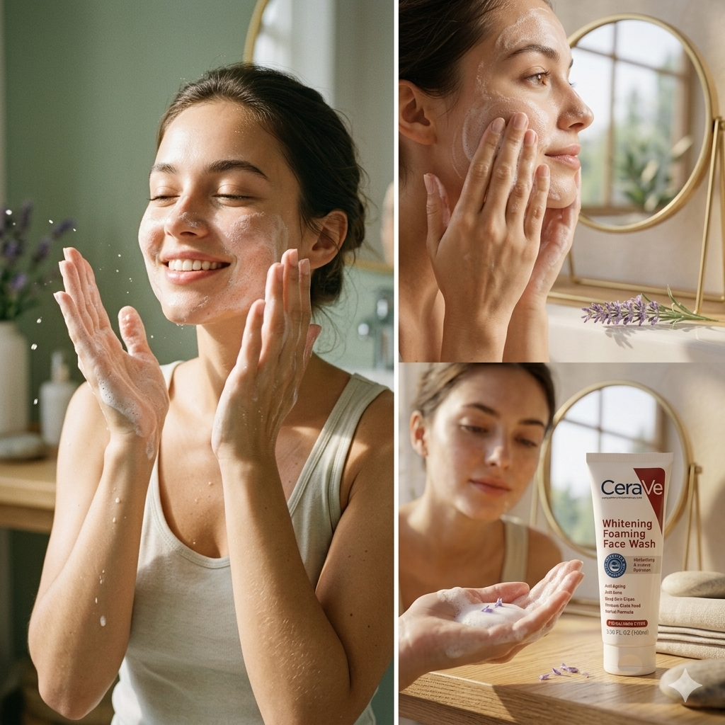 Cerave Whitening Foaming Face Wash 100ml