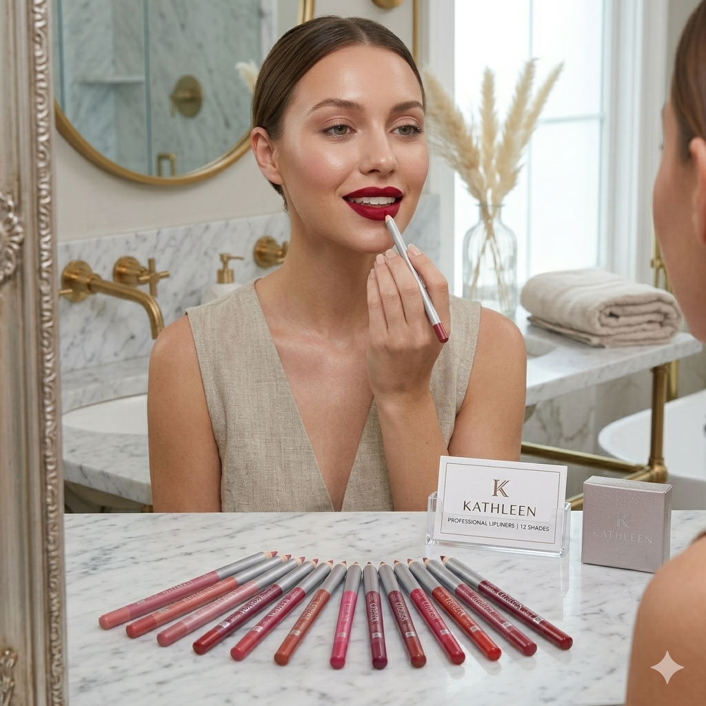 Kathleen High Pigmented Lip Pencil | Multicolor Shades | Pack of 12