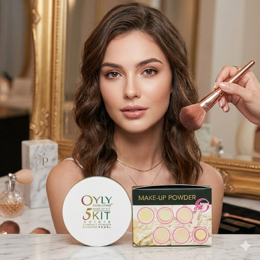OYLY 5 In 1 Compact Face Powder Kit