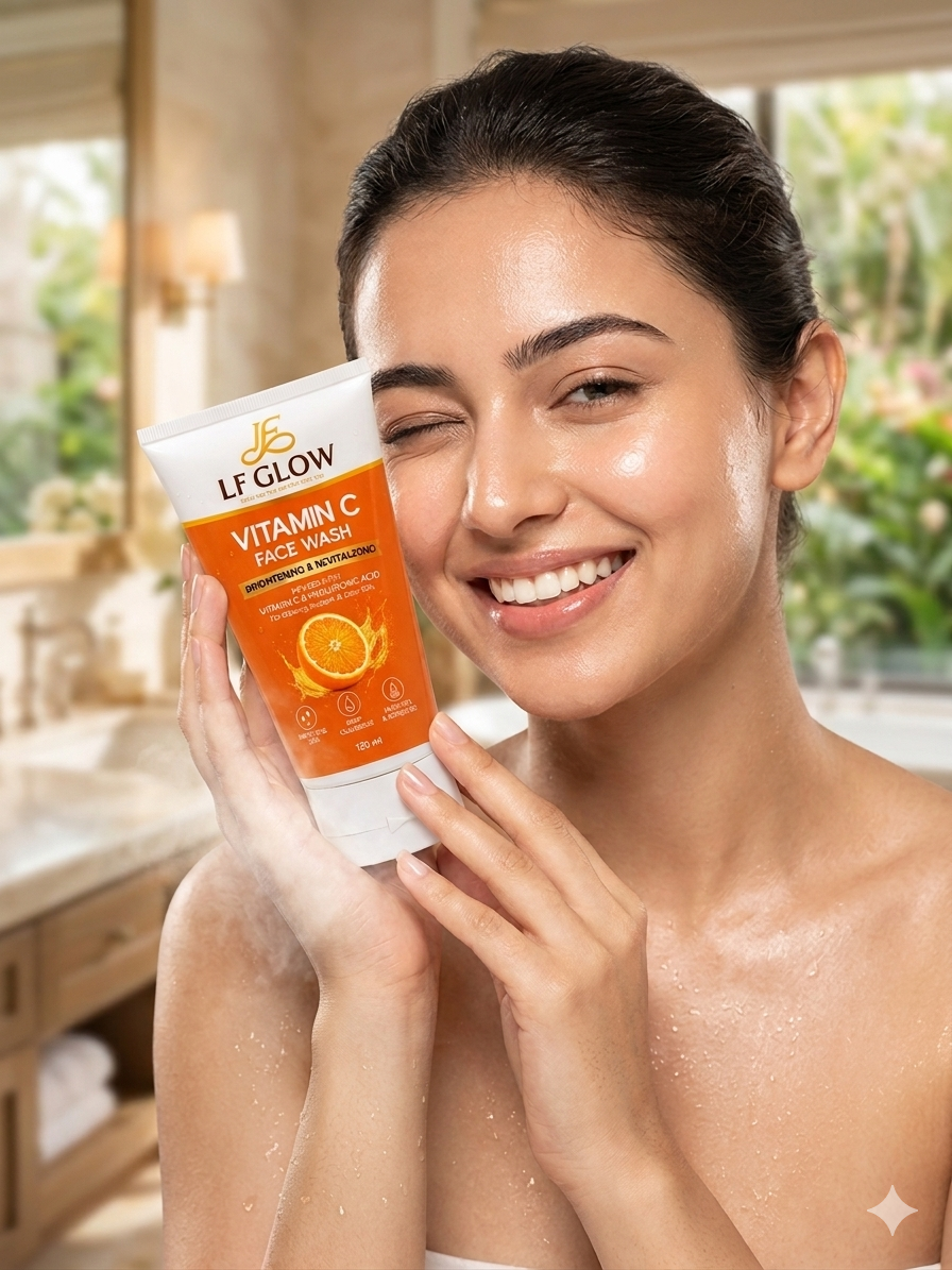 LF GLOW Vitamin C Face Wash - Brightening & Revitalizing (120 ml)