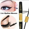 2 in 1 Waterproof Eyeliner Mascara Professional Strokes