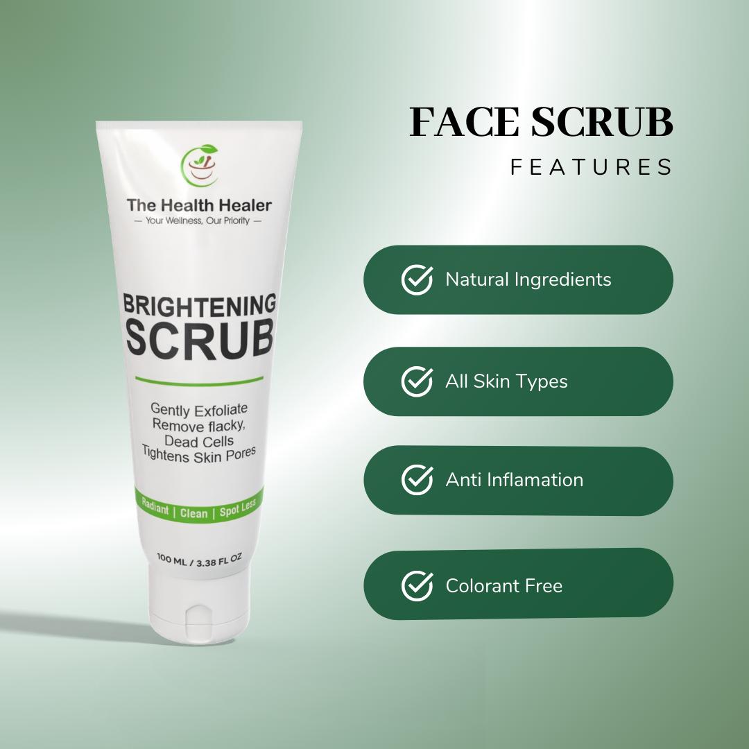 2 in 1 Brightening Facewash & Scrub Deal Moisturizes Your Skin, Pack of 2