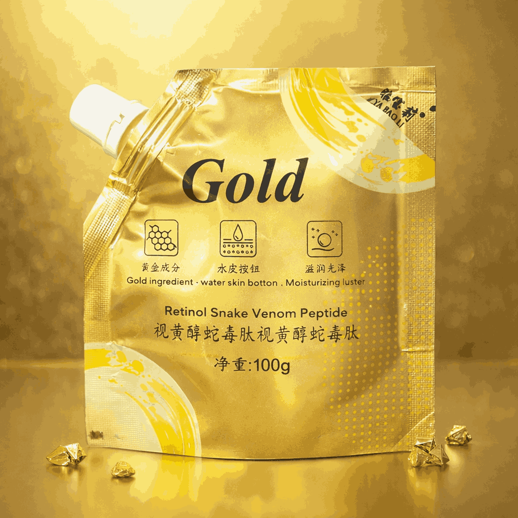 Premium 24K Gold Retinol Anti-Aging Eye Cream for Dark Circles, Puffiness & Wrinkles - 100g