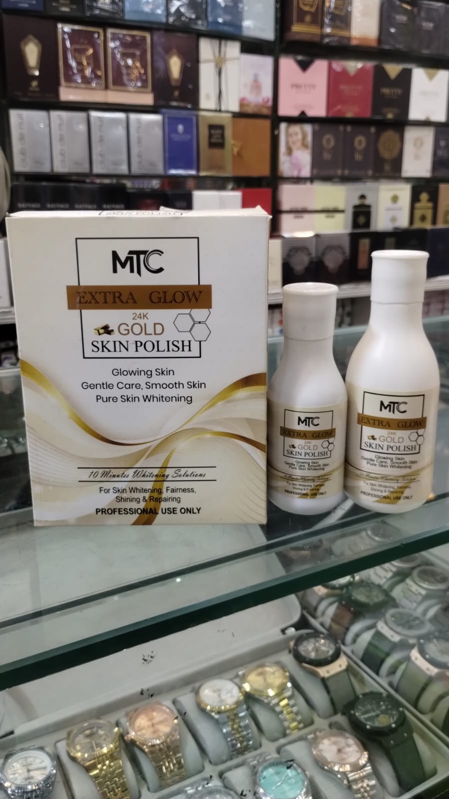 MTC International Extra Glow 24K Gold Skin Polish Kit Made in France