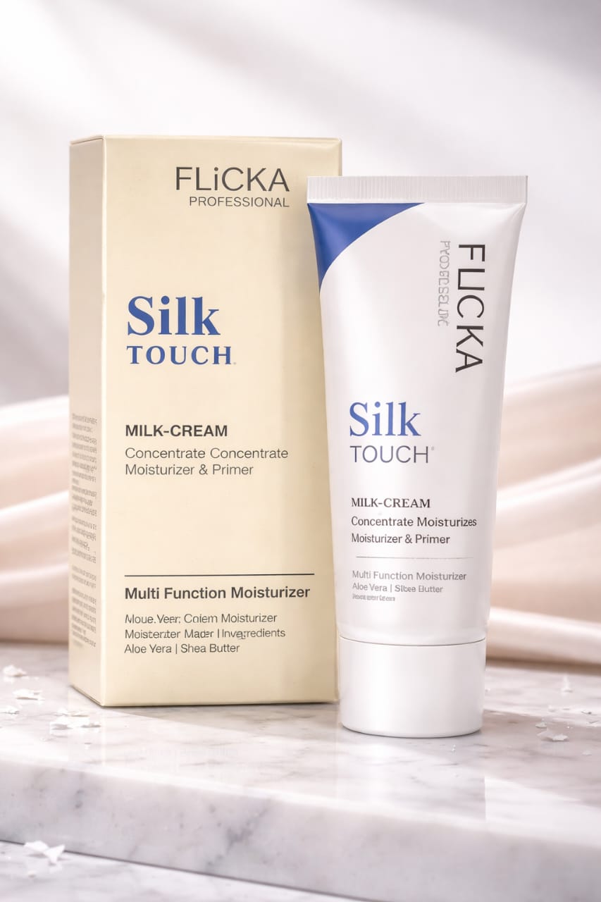 Silk Touch Milk Cream Moisturizer & Primer – 2-in-1 Hydrating Base | Aloe Vera & Shea Butter