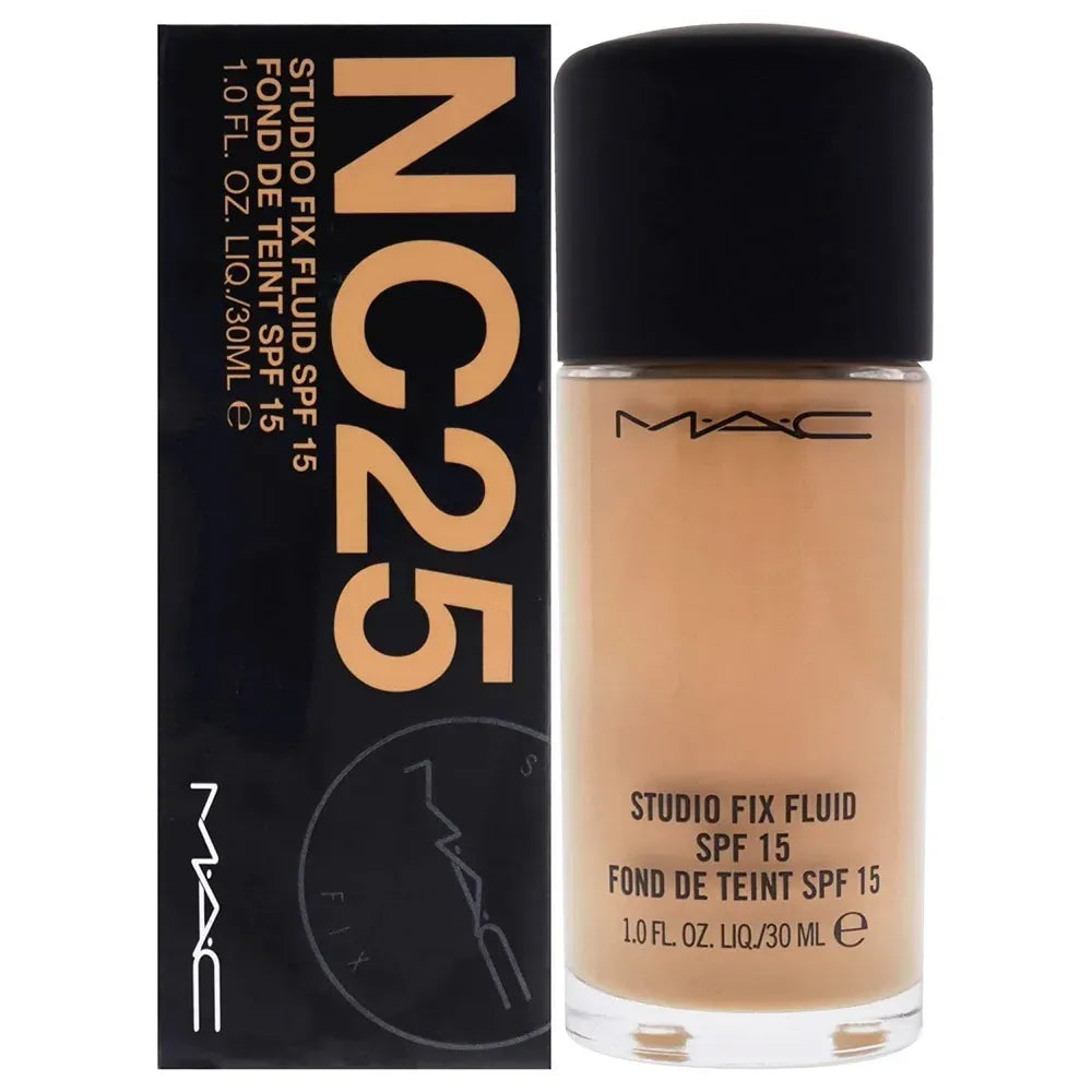 Matte Liquid Foundation with SPF15 – | Full Coverage, Long-Lasting - NC 25