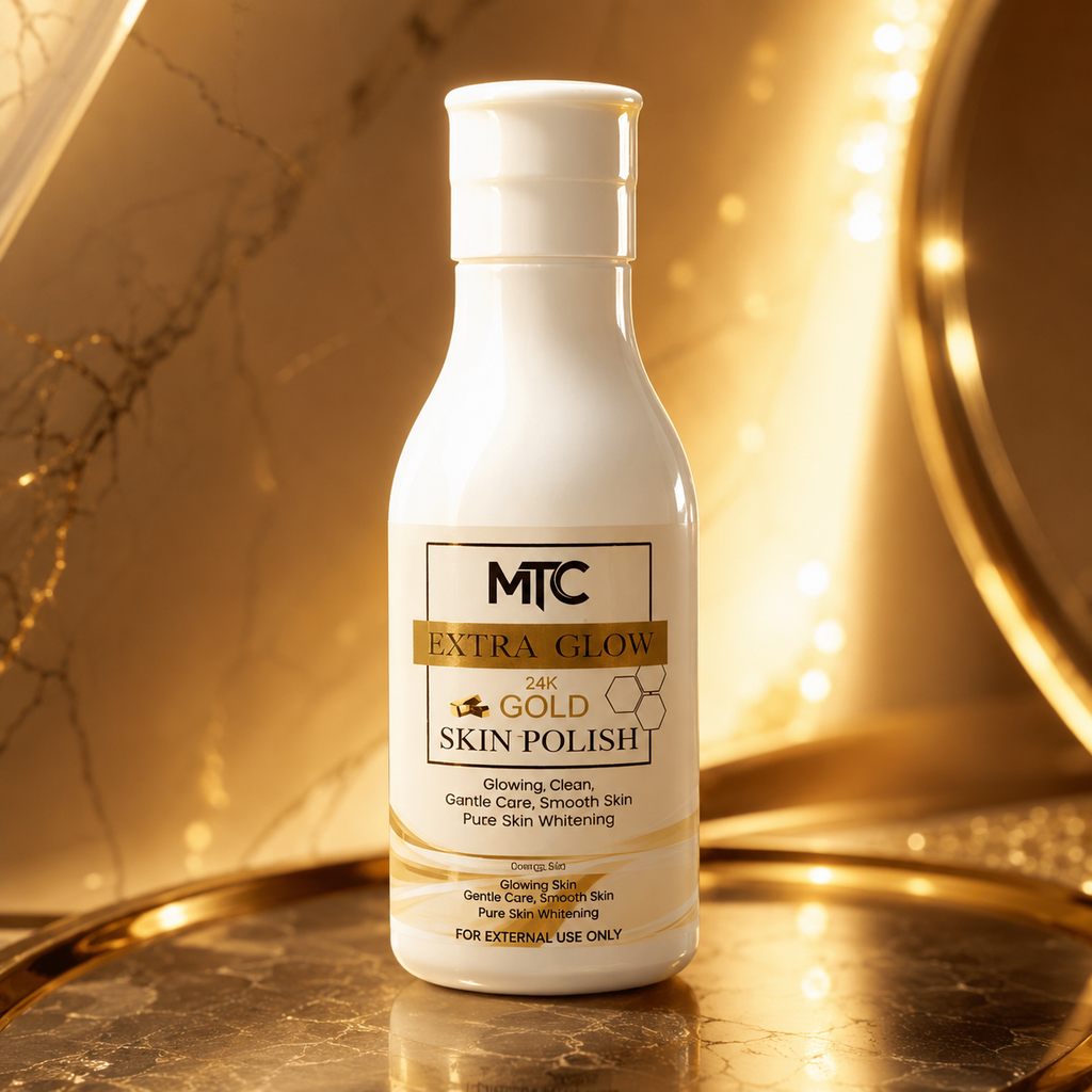 MTC International Extra Glow 24K Gold Skin Polish Kit Made in France